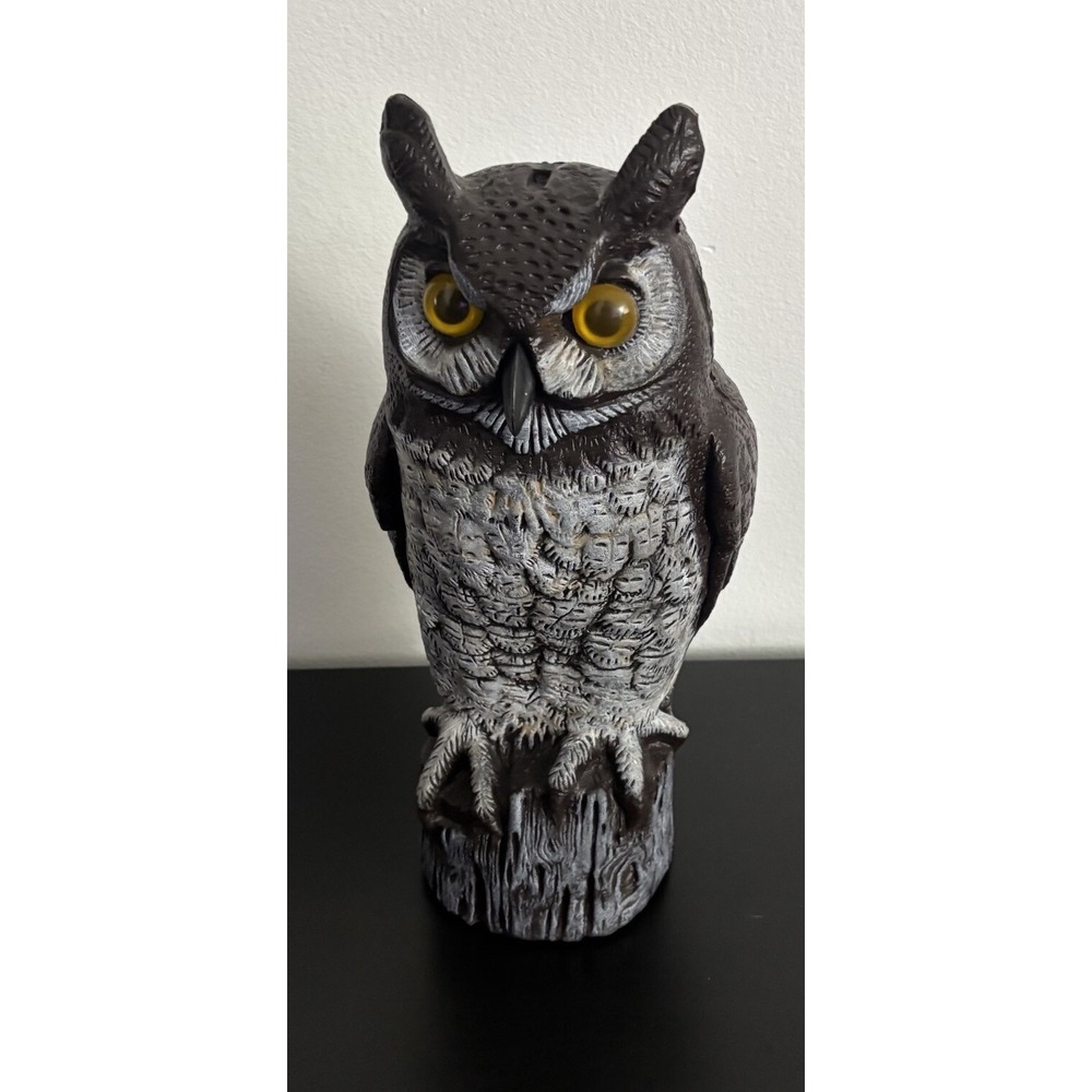 Vtg 1990 Dalen Products 15" Owl Decoy‎ Scarecrow Garden USA Made
